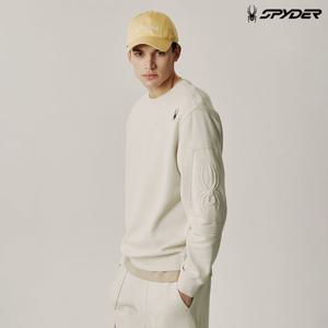 [스파이더] 남성 더턴 로고 맨투맨 티셔츠 SPJPCNRL302MIVY