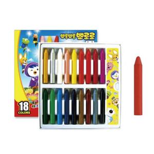 지구화학 뽀로로크레용(18색)