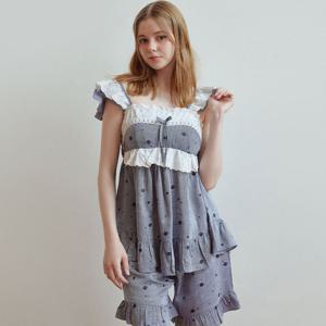 바풀 LL44048-32 여성잠옷 레이온 파자마 여름 잠옷 상하 세트