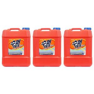 [수퍼테크] 수퍼테크 14L 3개 대용량 세탁세제 겸용