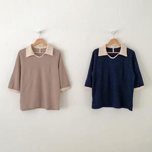 빅사이즈카라티 S541L408 블론드배색카라루즈핏티 GO