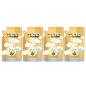 [아이깨끗해] 순 폼 핸드솝 리필 450ml 4개 핸드워시