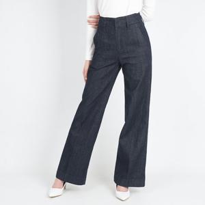 [게스]게스 여성 청바지 핀턱 와이드 블루블랙 YN5D0155 B