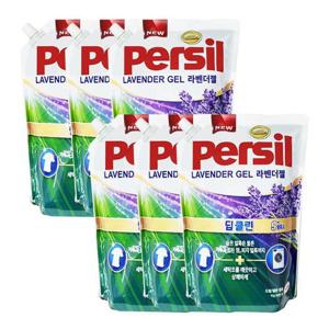 퍼실 딥클린 라벤더 드럼/일반 겸용 리필 2.1L x6