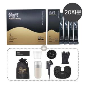 씨드비 물염색 비건 새치커버 물염색 20회+염색도구 /SH