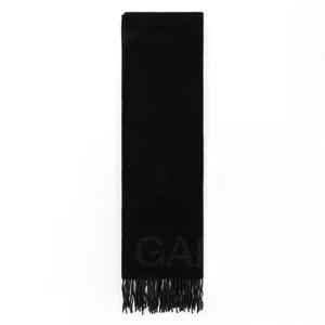 가니 프린지 머플러 울 목도리 스카프 BLACK A3905 099