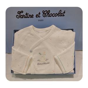 쇼콜라 U토미에어배냇저고리 (TNOXAG011W) 25SS신상품공용출산선물