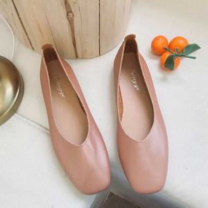 회사원 정장 플랫 슈즈 스타일 편한 낮은굽 단화 신발