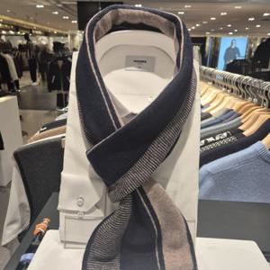 [레노마] 모 캐시미어 남성 쁘띠 머플러BOFTM1015네이비