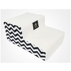 애견계단 지그재그 2단 아이보리 1p 애견계단 강아지계단 애견용품 개스탭 강아지스탭