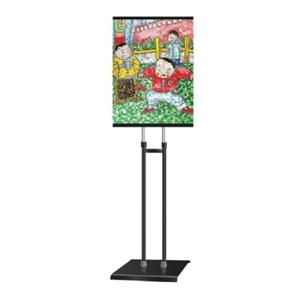 삼화 포스터스탠드 단면삽입식 IP-07QBK A2 2폴 사각. 포스터스텐드 스텐드 알림판스탠드 게시판스탠드 오