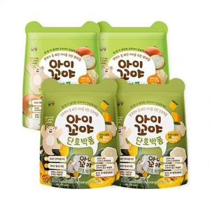 [남양유업]아이꼬야 아기과자 단호박퐁 30g 2개 + 양파퐁 30g 2개
