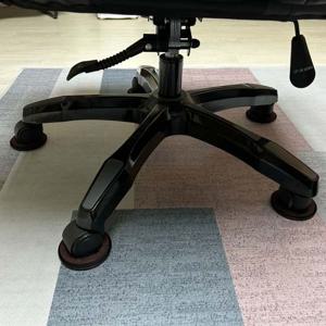 P1 의자바퀴고정 ABS 의자발캡 브라운 5P