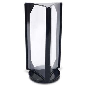 회전형 3면 꽂이 A4 1/3 POP 회전안내판 메뉴판 블랙 아크릴꽂이 양면꽂이 메뉴판 테이블스탠드 POP꽂이 카다로그꽂이 행사안내판 쇼케이스