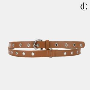 엘케이트 여성벨트 가죽 롱 버클 허리띠 유니크 캐주얼 슬림 벨트 LDU174