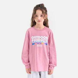 [차일디] 아웃도어프로덕츠키즈 (OD253ILS05 PNK) 파노라마 그래픽 티셔츠 핑크