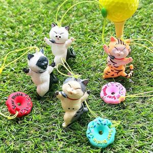 빅토리고양이 도넛링 골프티걸이 골프티꽂이 골프용품 골프선물 티걸이 귀여운티걸이