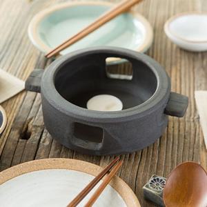 이천도자기 매트블랙 내열 워머 미니 푸드워머 워머 푸드용워머 플레이팅워머 음식워머 음식데우기 미니워