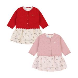 [압소바]압소바 루비 니트 가디건 원피스 세트 A2725108