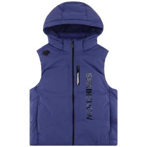 데상트 후드 디테쳐블 다운 베스트 SP423SDVO1PUR