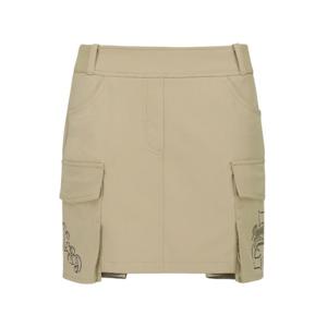 M 파리게이츠골프반바지 NQC 521D3PC302_BG 여성 카고 포켓 사이드 밴딩 큐롯 스커트