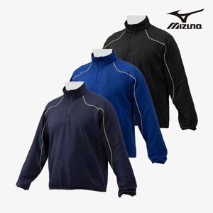 미즈노 남자 트레이닝복 야구의류 하프 집 업 자켓
