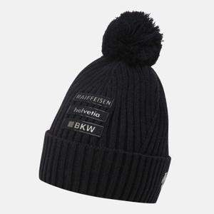 [데상트]데상트 로고 패치 방울 비니 SP423SKCN0BLK0 모자 스포