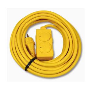 라온 2구 산업용 전기 연장선 2.5SQ 30m 작업 리드선 전기연장선 작업선 리드선 캠핑용멀티코드 멀티탭