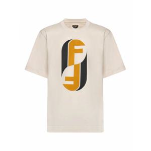 [FENDI] 라프리마 남성 티셔츠 코튼 FY0936AOZ4F1J7C 화이트 /8