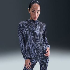 나이키바람막이 SQJ IM0362-499 스위프트 여성 리펠 UV 프린트 러닝 재킷