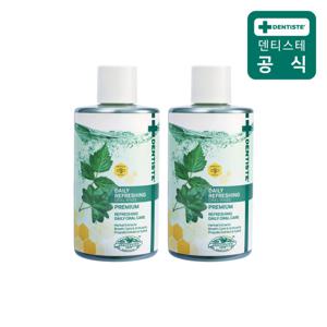 덴티스테 가글 데일리 리프레싱 오랄린스 500ml 2개