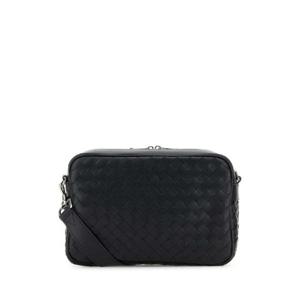 BOTTEGA VENETA 그래파이트 가죽 미디엄 카메라 크로스바디 백 755925V2HL1 4211