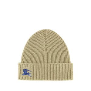 BURBERRY 카키 캐시미어 비니 모자 8078806 B7311