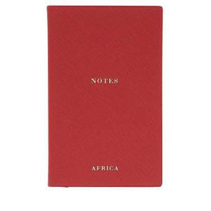 PRADA 레드 가죽 아프리카 노트 2KOAFR053 F068Z