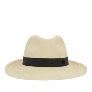 메종미쉘 내추럴 스트로우 와이드 브림 페도라 햇 1170 009001
