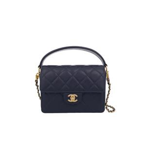 [엘러브] 샤넬 24FW 핸들장식 미니플랩백 네이비 5ET2088