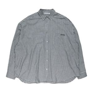 아크네스튜디오 체크 패턴 체스트 포켓 코튼 셔츠 BB0667 J83