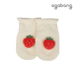 [아가방]딸기선물용돌돌이양말(IVORY)_01Q17600102