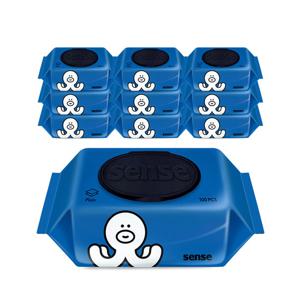 슈퍼대디 센스 물티슈 오키/꿀벌 캡형 100매 10팩