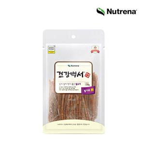 건강백서 강아지간식 얇게썰어 먹기좋은 닭고기 120G