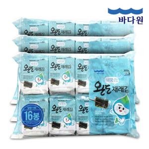 바다원 완도재래김 도시락김 (4gx16봉)x3묶음(48봉)