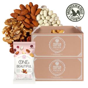[산과들에] 피칸 하루견과 원데이뷰티풀 20세트x2개 견과선물세트
