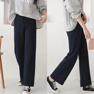 [시스터즈] 심플디자인 일자 트레이닝바지 홈웨어룩