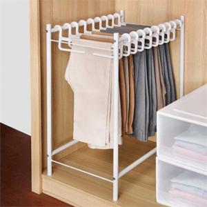 [마물샵] 카트형 바지행거 이동식 바지걸이 옷걸이 고정식