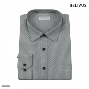 일반핏 남방 남자 셔츠 BSV024 긴팔 도트