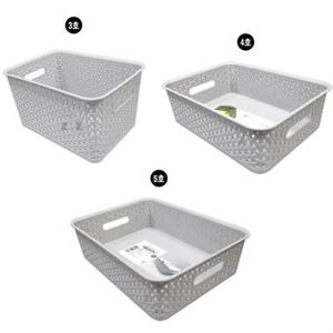 [라일리] Rly H-IS태광바스켓 다용도바구니 3호 4호 5호-T