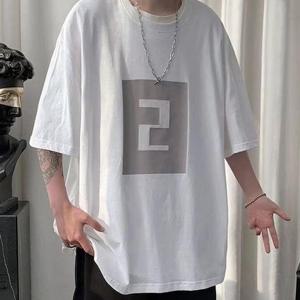 [라일리] Rly 넘버투 라운드넥 남자 반팔티 LD-947