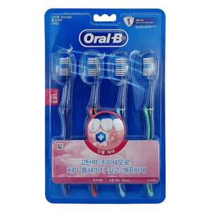 오랄비 고탄력 초미세모 틈새케어(4입) 소형헤드 고급 칫솔
