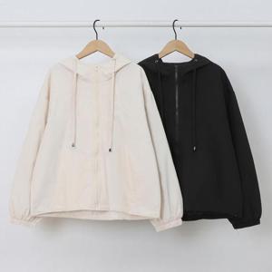 빅사이즈집업점퍼 T130L411 클리어후디누빔자켓 SM