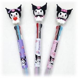 산리오 쿠로미 볼펜 필기 도구 메모 작성 필기구 3색